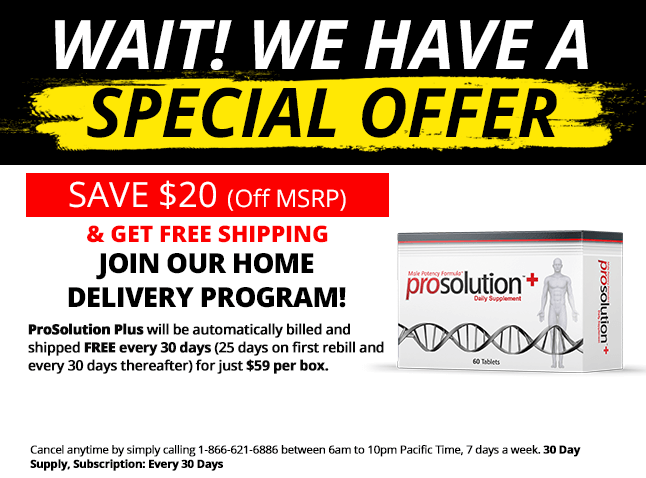 Prosolution Plus Home Delivery Program